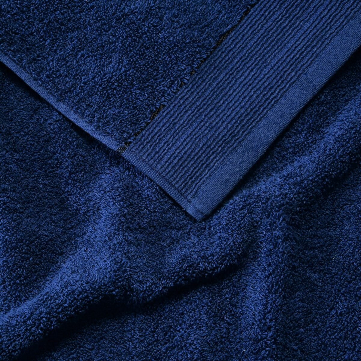 Charlton Bath Towel - Navy Blue - Image 3