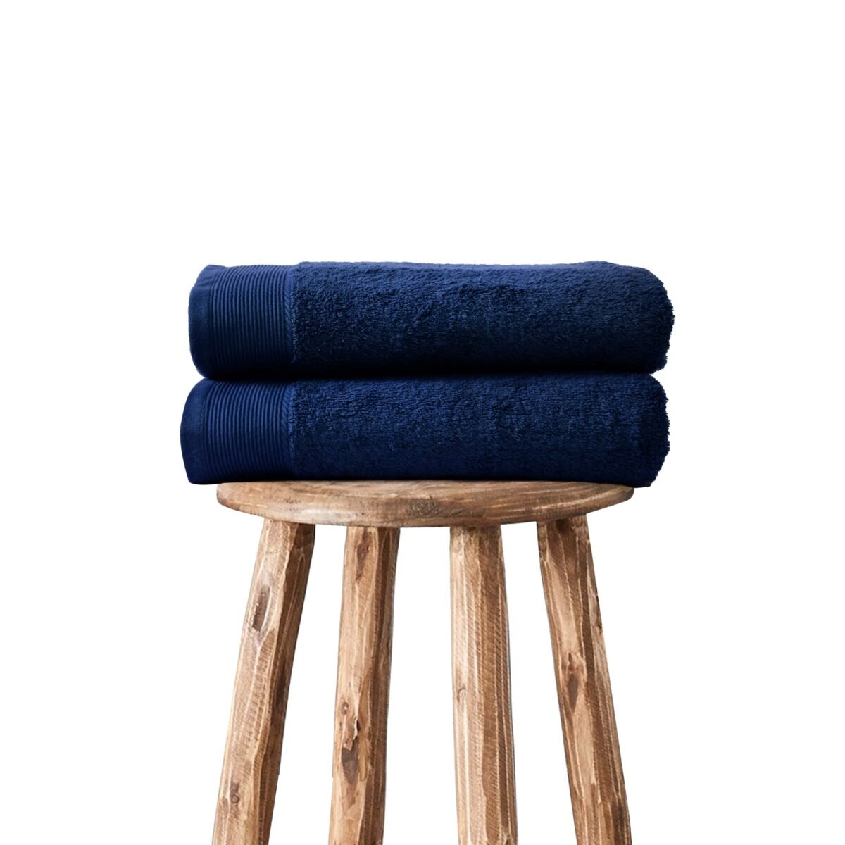 Charlton Bath Towel - Navy Blue