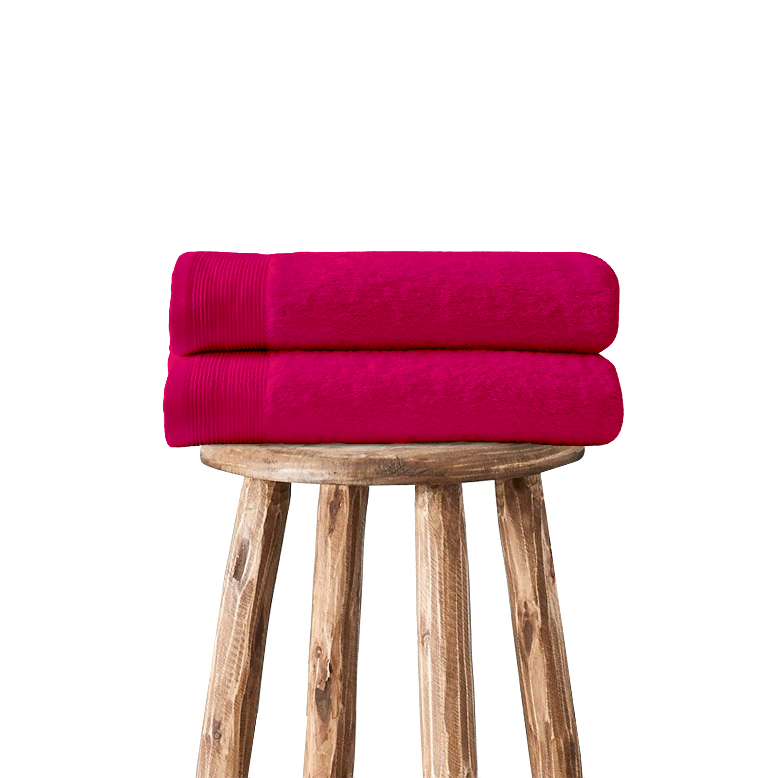 Charlton Bath Towel - Raspberry Pink