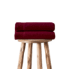 Charlton Bath Towel - Wine Red