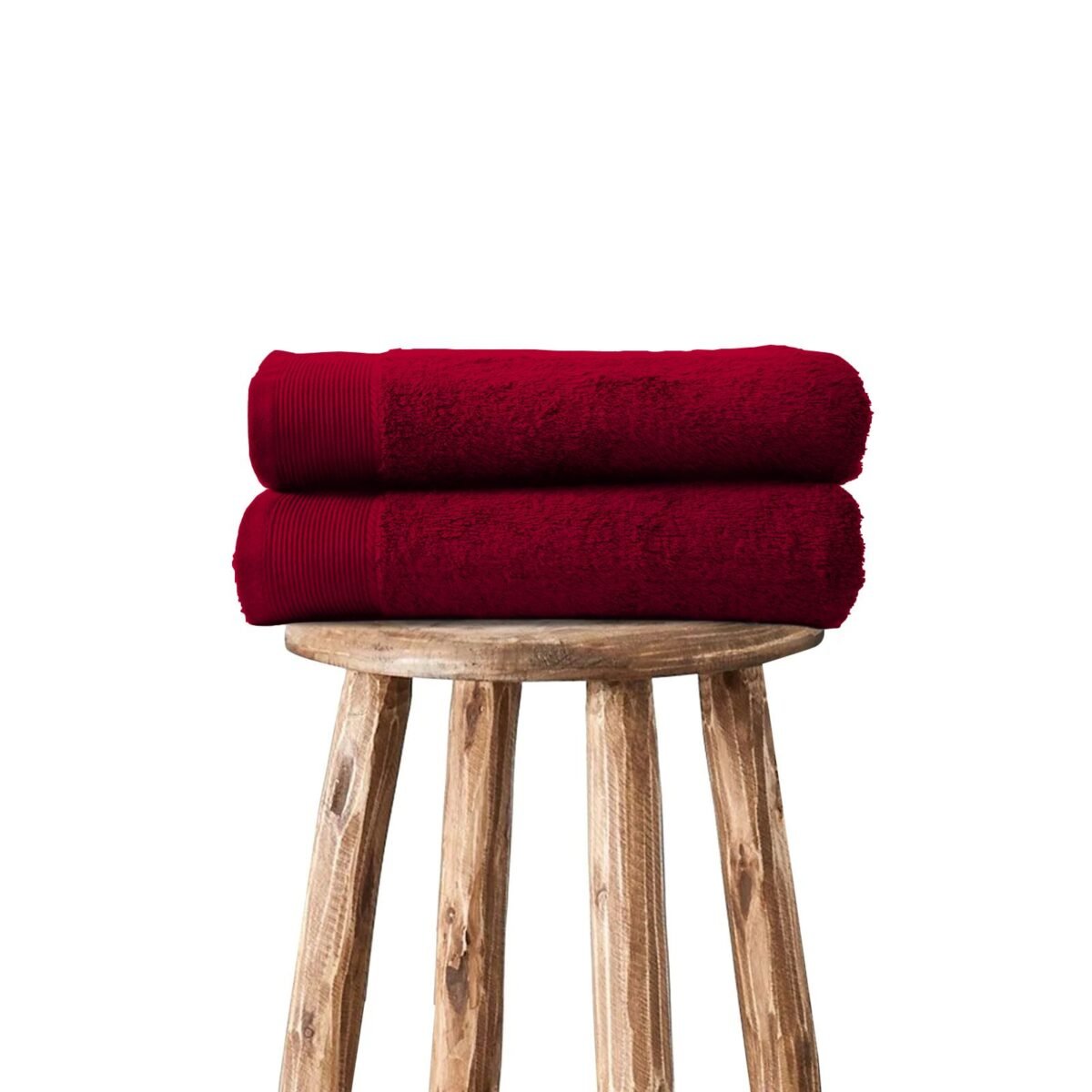 Charlton Bath Towel – Wine Red