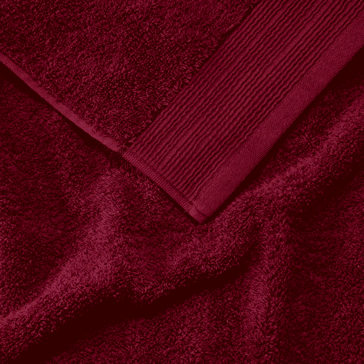 Charlton Bath Sheet - Wine Red