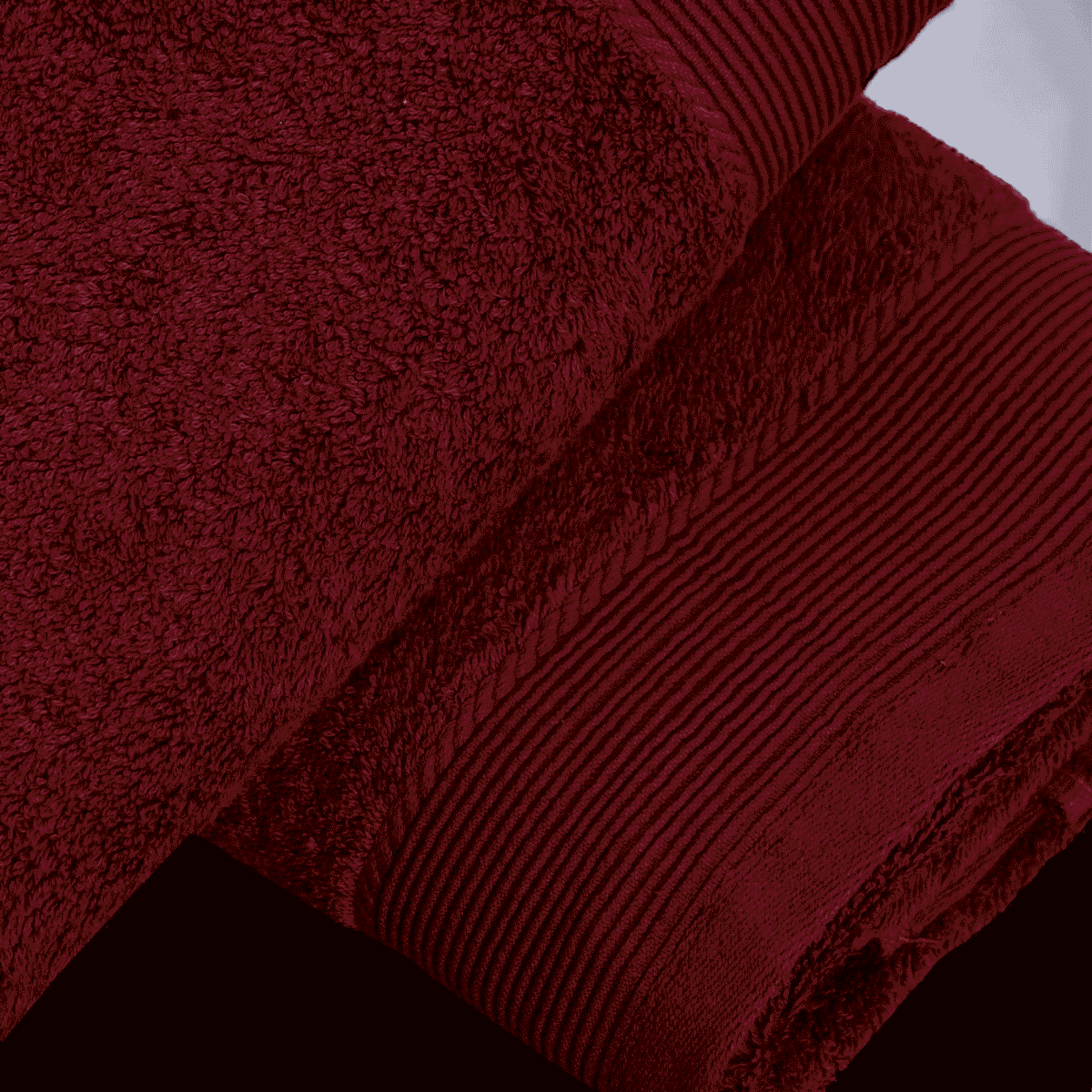 Charlton Bath Sheet - Wine Red