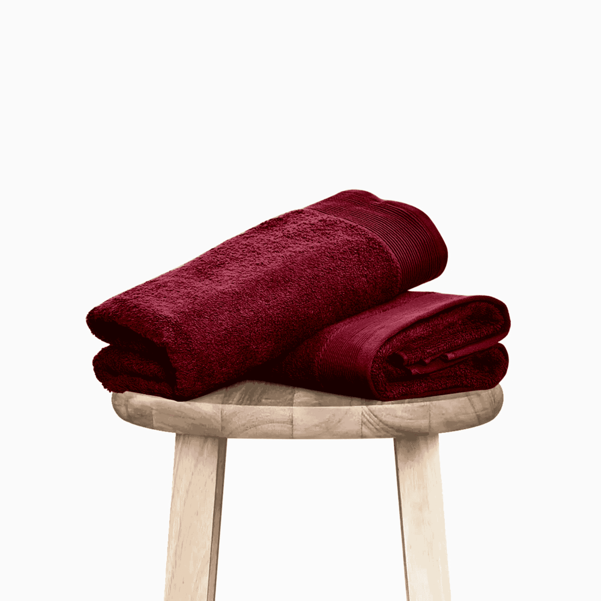 Charlton Bath Sheet - Wine Red