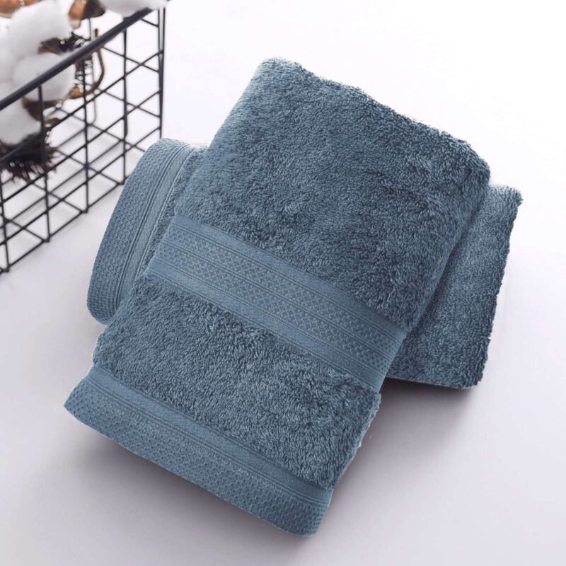Pure Organic Cotton Bath Towel Cadet Grey