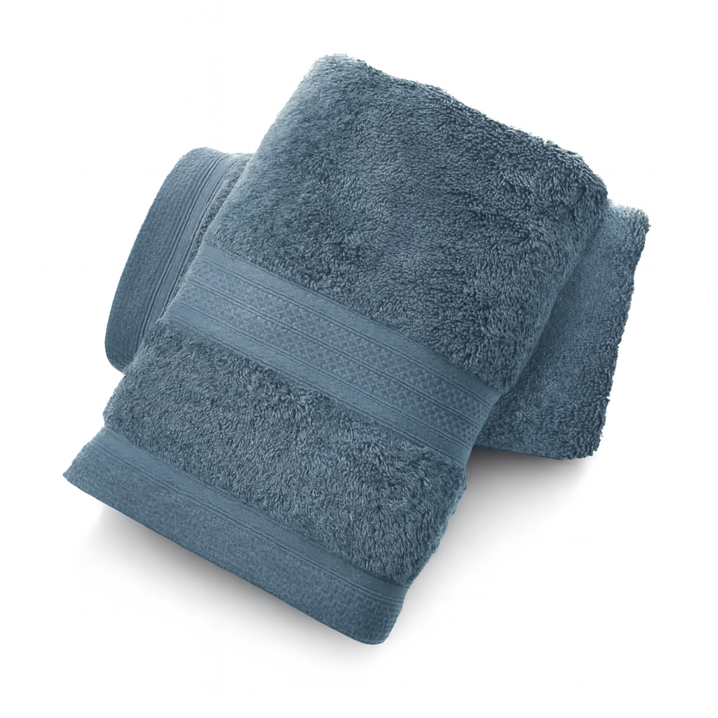 Pure Organic Cotton Bath Towel Cadet Grey