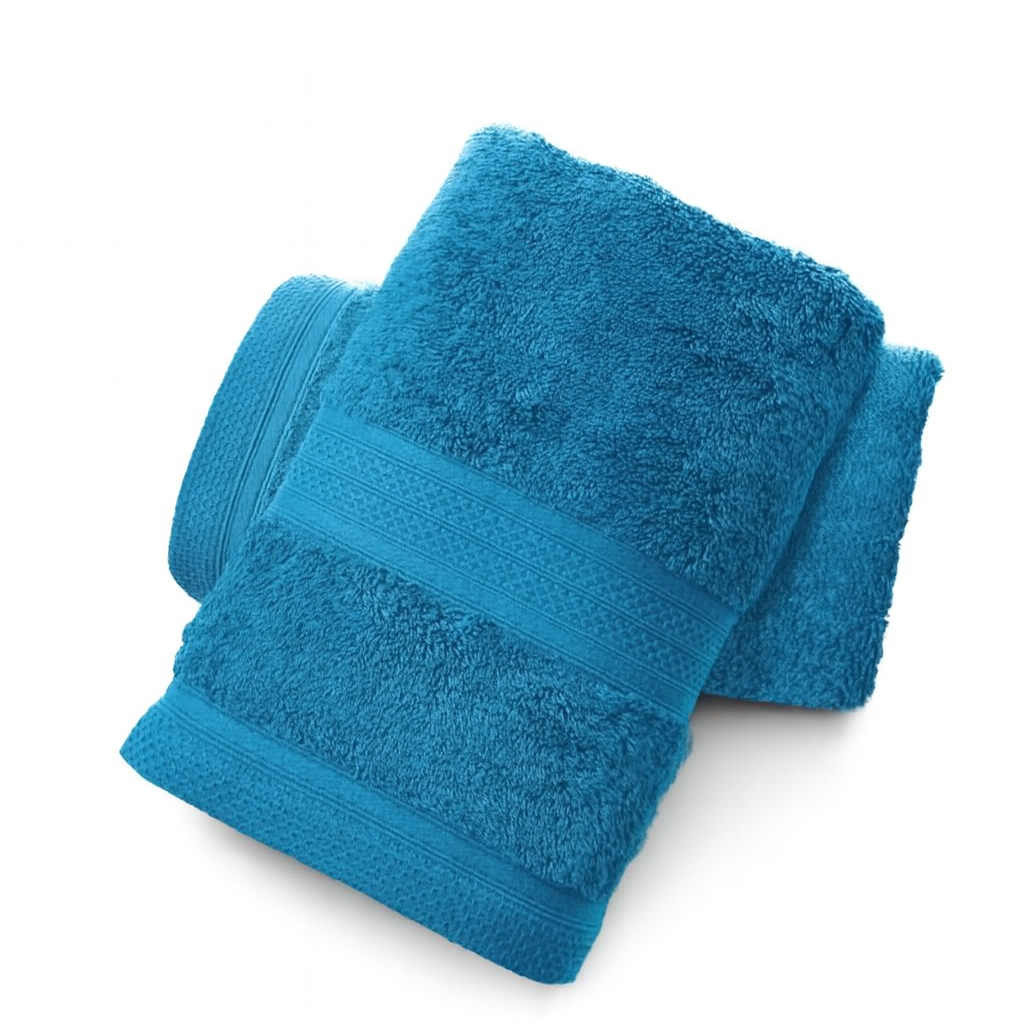 100% Pure Organic Cotton Bath Towel – Picton Blue