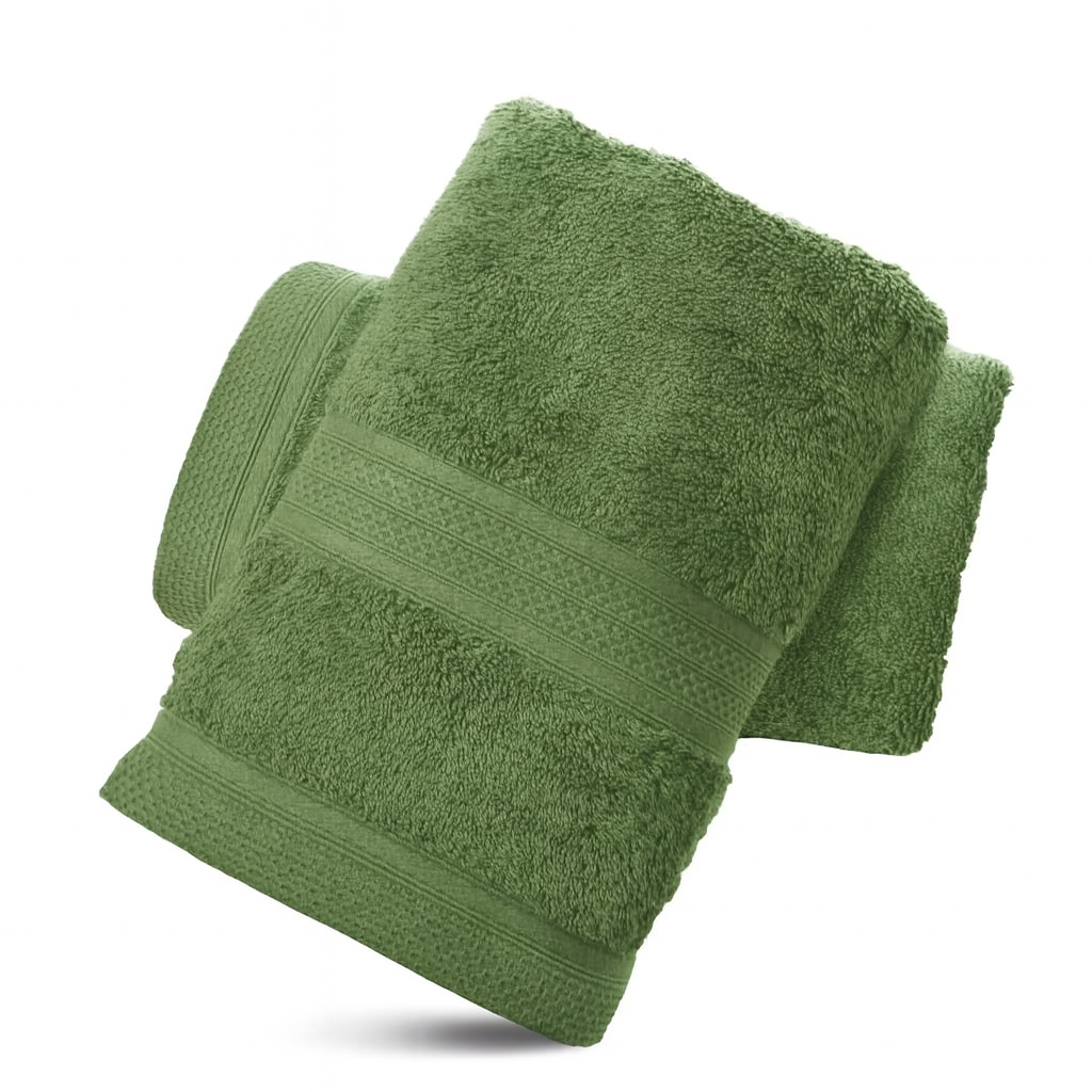 100% Pure Organic Cotton Bath Towel – Sage Green