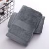 Pure Organic Cotton Bath Towel Silver