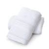 Pure Organic Cotton Bath Towel White